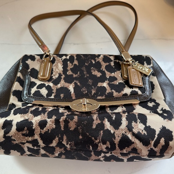 Authentic Leopard Coach bag - Picture 2 of 8